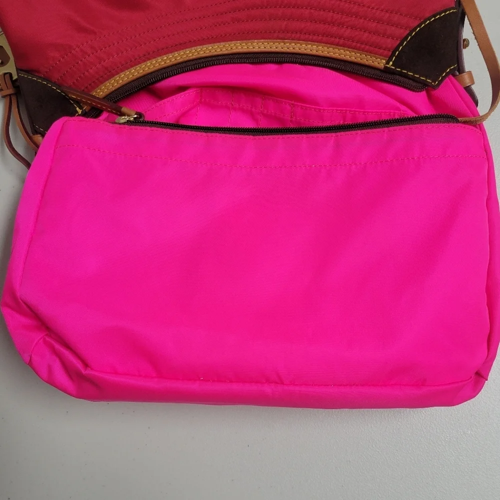 Dooney & Bourke Erica Nylon Hobo Shoulder Bag.